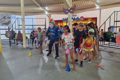 notícia: Usina da Paz Terra Firme recebe bailinho infantil de Carnaval