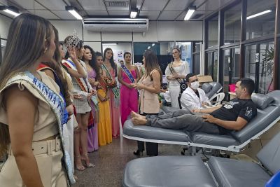 notícia: Fundação Hemopa recebe candidatas ao concurso 'Rainha das Rainhas 2024'