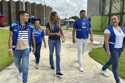 notícia: Secretária Nacional de Esportes de Alto Desempenho visita o projeto das Usinas da Paz na Grande Belém 