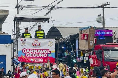 notícia: Tradicional Carnaval de Vigia tem reforço de mais de 100 agentes de segurança 