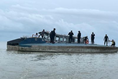 notícia: Agentes de segurança do Estado apreendem embarcação submersível no nordeste do Pará