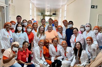 notícia: Programação no Hospital Ophir Loyola reforça conscientização sobre leucemia