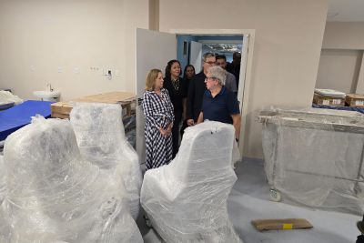 notícia: Comissão da Sespa visita obras da nova unidade da Clínica de Cuidados Paliativos Oncológicos
