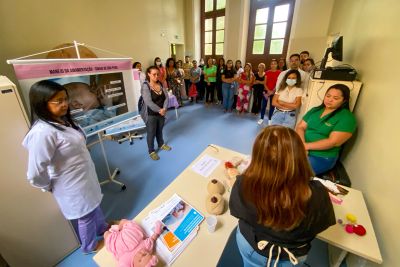 notícia: Fundação Santa Casa promove capacitação sobre Método Canguru em Belém