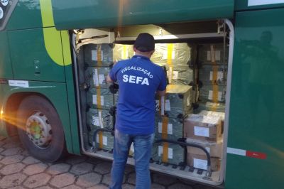 notícia: Sefa apreende 1.560 aparelhos de tv box em Dom Eliseu no sudeste paraense 