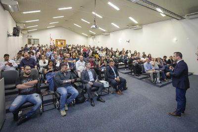 notícia: PCT Guamá participa de evento com financiadora do Ministério da Ciência e Tecnologia e Inovação.