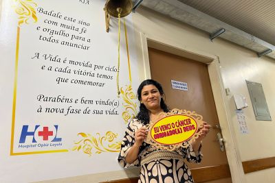 notícia: Ophir Loyola celebra Dia Mundial de Combate ao Câncer com ‘Sino da Vitória’
