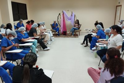 notícia: Regional do Tapajós reforça a importância do cuidado na gravidez de alto risco