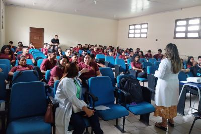 notícia: Escola Técnica Juscelino Kubitschek promove palestras sobre prevenção da Dengue e ISTs