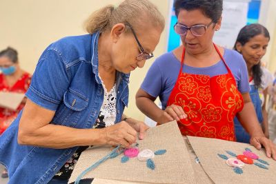 notícia: Sedeme realiza curso de artesanato em malva amazônica na UsiPaz Cabanagem