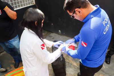 notícia: Análise pericial contribui para incineração de toneladas de drogas apreendidas em Abaetetuba