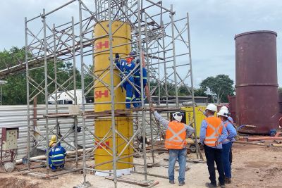 notícia: NGTM inicia construção de pilares de sustentação do viaduto da Alça Viária com a BR-316