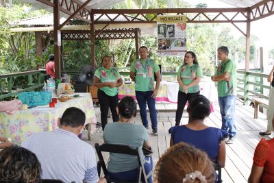 notícia: Adepará faz ação educativa sobre a monilíase do cacau e do cupuaçu na Ilha do Combu