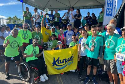 notícia: Com suporte terapêutico do CIIR, PcD's conquistam troféus na corrida do Sesi