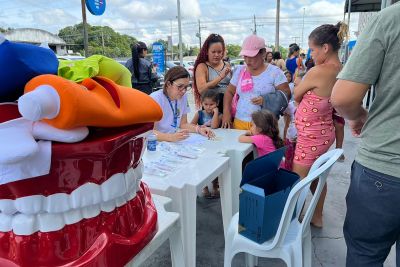 notícia:  Ação gratuita de saúde e cidadania marca o aniversário da UsiPaz Bengui, em Belém   