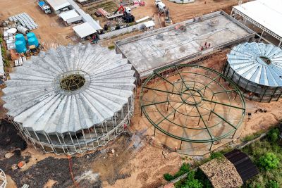 notícia: Obras da UsiPaz de Marabá alcançam 65% de execução