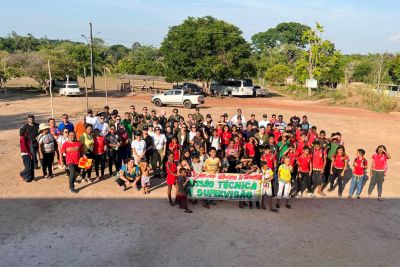 notícia: Semas estimula recomposição florestal produtiva em territórios quilombolas do Baixo Amazonas