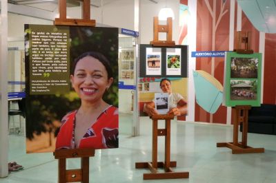 notícia: Exposição de fotografias feitas por ribeirinhos está em exibição na Biblioteca Arthur Vianna 