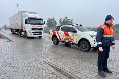 notícia: Doações transportadas pelo Governo do Pará chegam ao Rio Grande do Sul 