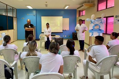 notícia: Parceria entre o HRPM, Sespa e Uepa vai contribuir para a formação de novos técnicos de Enfermagem 