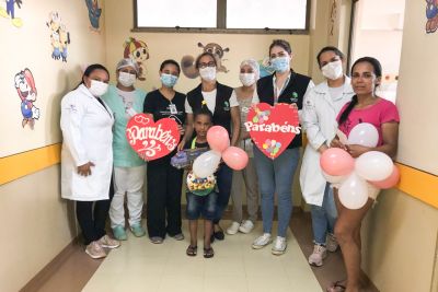 notícia: Equipe multiprofissional do HGT comemora aprovação de mais de 90% dos usuários