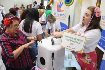 notícia: “Arraiá da Segurança” na Santa Casa reforça práticas para a melhoria da assistência aos pacientes