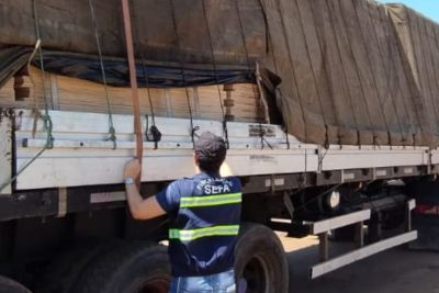 notícia: Secretaria de Estado da Fazenda (Sefa) apreende plataforma robótica em Dom Eliseu