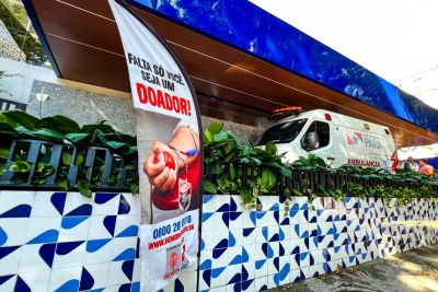 notícia: Hospital Ophir Loyola, referência em oncologia, faz campanha para incentivar doação de sangue