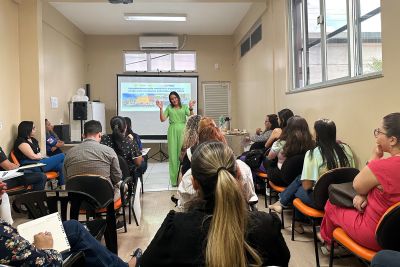 notícia: No Hospital Galileu, gestores debatem aperfeiçoamento dos serviços oferecidos aos usuários