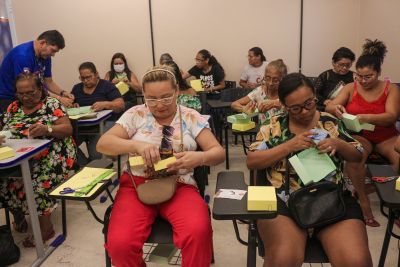 notícia: Semas leva educação ambiental para 408 moradores da Região Metropolitana de Belém e da Ilha do Marajó