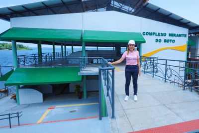 notícia: Obras do Complexo Mirante do Boto, em Mocajuba, chegam a 75% de conclusão