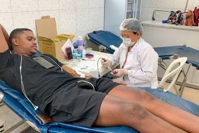 notícia: Fundação Hemopa faz campanha de doação de sangue em Centro de Educação em Marituba
