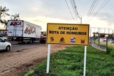 notícia: Detran sinaliza Rota de Romeiros para garantir segurança viária no caminho até a Basílica