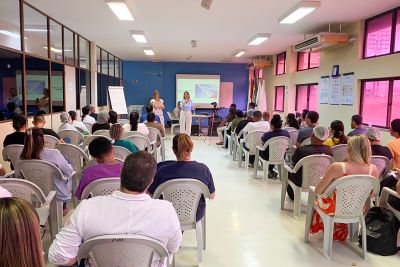 notícia: Hospital do Marajó e Hemopa capacitam para assistência à pessoa com hemofilia