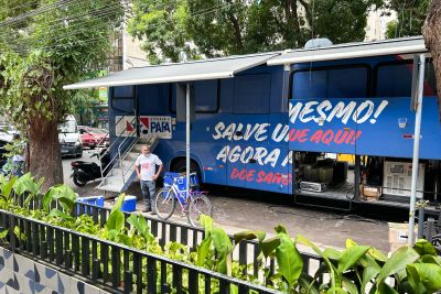 notícia: Hemopa e Ophir Loyola fazem campanha de doação de sangue para oncológicos