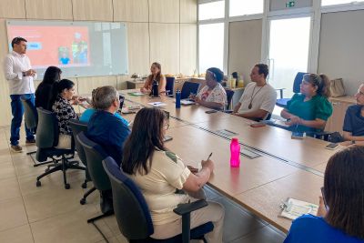 notícia: Seduc e Comissão de Educação Ambiental tratam da Conferência Internacional Infantojuvenil 