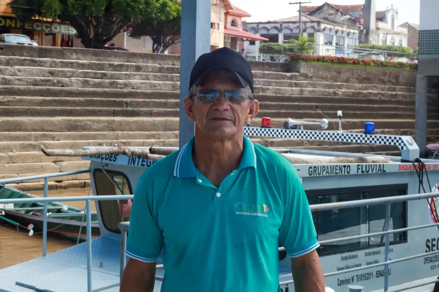 Antônio Eraldo Pinheiro - administrador do Terminal <div class='credito_fotos'>Foto: Bruno Cruz / Agência Pará | <a href='/midias/2025/originais/20250129104755-GF00022832-F00372841.webp' download><i class='fa-solid fa-download'></i> Download</a></div>