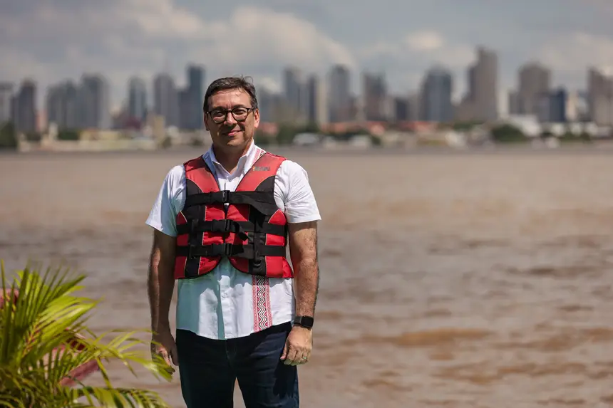 Marcel Botelho, presidente da FAPESPA <div class='credito_fotos'>Foto: Pedro Guerreiro / Ag. Pará | <a href='/midias/2025/originais/20250211155148-GF00022967-F00377144.webp' download><i class='fa-solid fa-download'></i> Download</a></div>