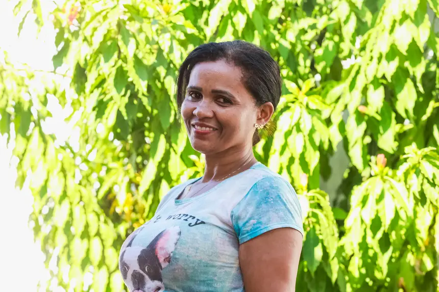 Claudete silva dos Santos - 47 anos <div class='credito_fotos'>Foto: Bruno Cruz / Agência Pará   |   <a href='/midias/2025/originais/20250220204122-GF00023042-F00379364.webp' download><i class='fa-solid fa-download'></i> Download</a></div>