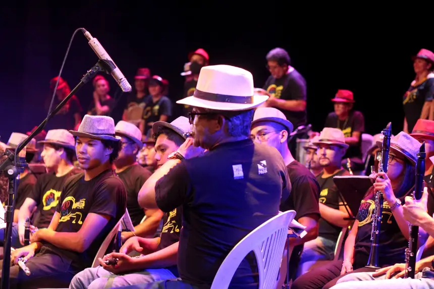 Registro da apresentação do choro do Pará de anos anteriores