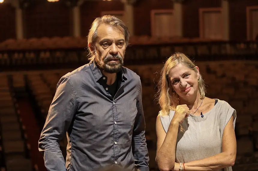 Silvio Viegas e Carla Camurati
