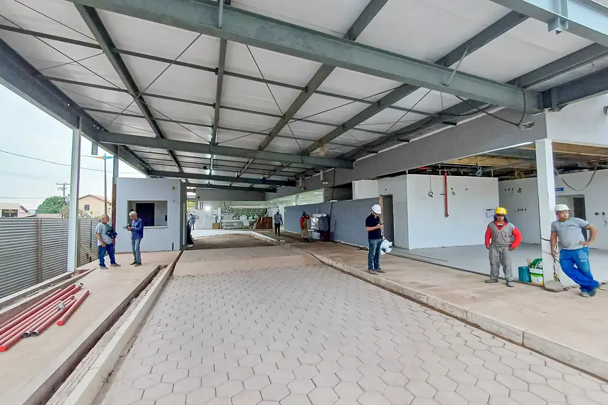 Obras da policlínica de Santarém