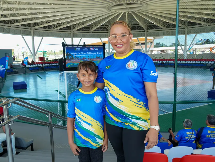 Andreia Nóbrega, 42 anos babá, avô da ginasta artística, Ana Clara Nóbrega, 9 anos