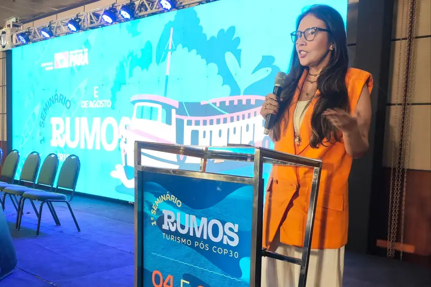 A diretora de Produtos Turísticos da Setur, Alessandra Pamplona