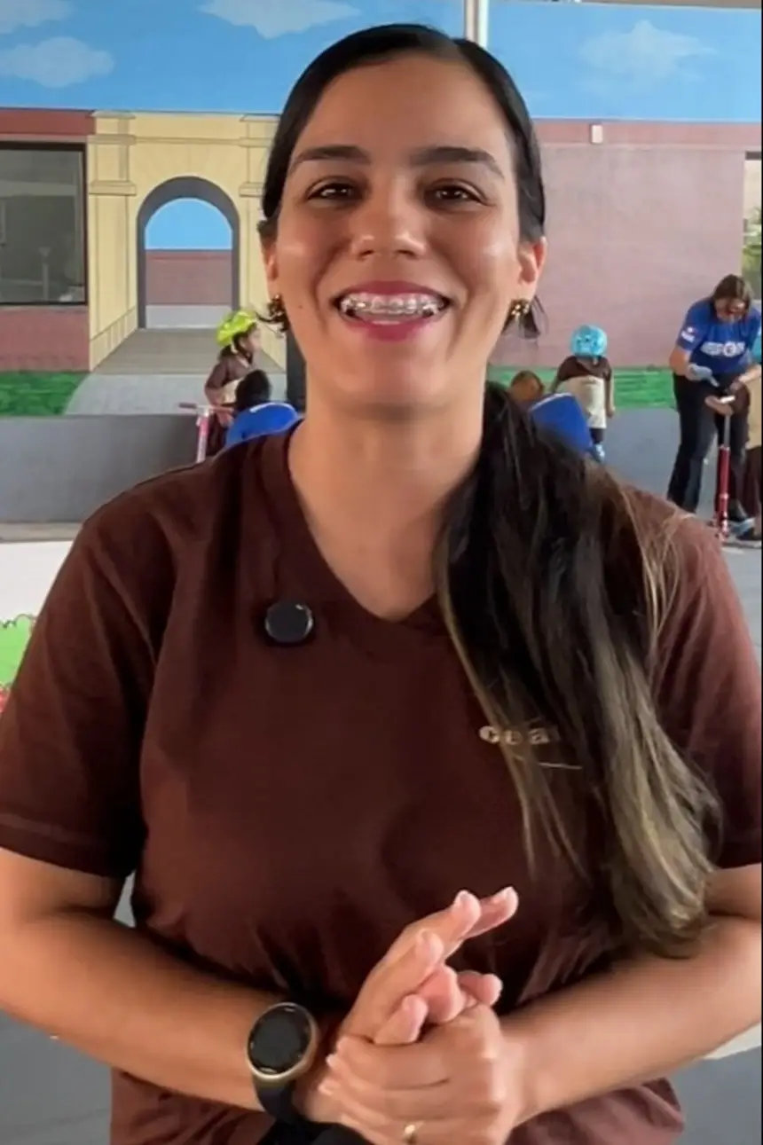 Juliana Santos, professora 