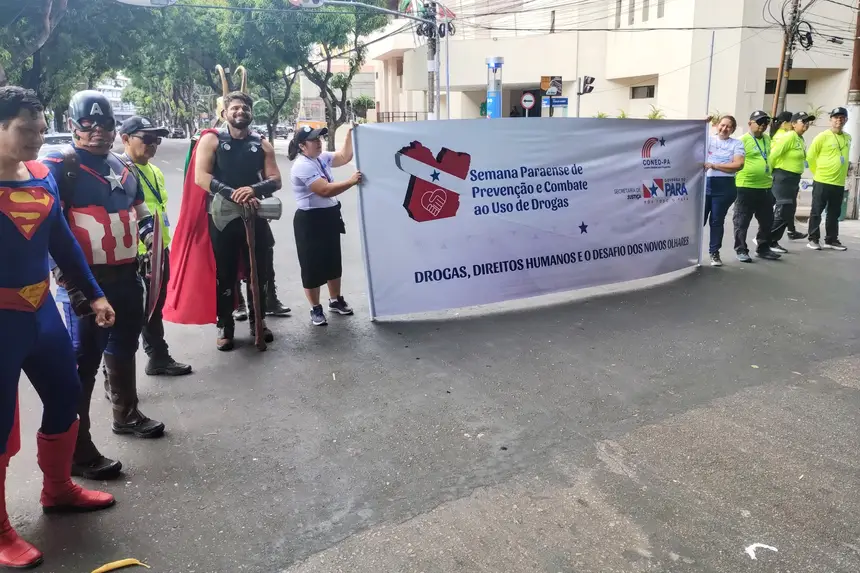 Projeto Cosplay Pará, ligado à PM: servidores fantasiados ajudam na visibilidade da campanha entre jovens