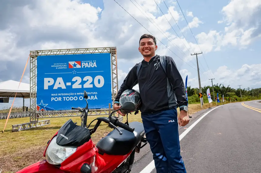 Professor Edinaldo de Jesus aprovou a nova pavimentação 