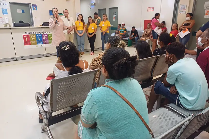 Palestra no ambulatório alertou pacientes e acompanhantes 