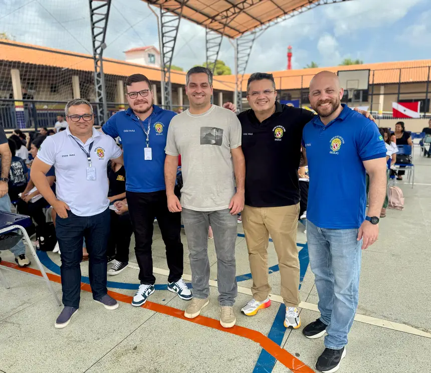 Professores do Enem Pará e o secretário Ricardo Sefer