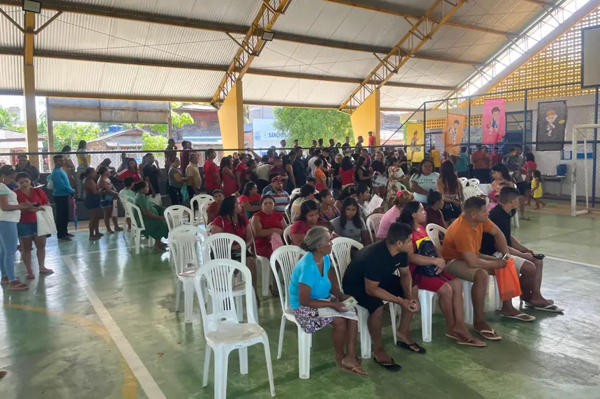 Moradores de Bagre são atendidos durante caravana de cidadania